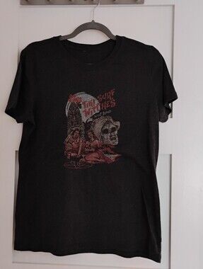 Steven Rhodes Tiki Surf Witches Want Blood Dark Gray T-shirt Size XL (Fits M/L)